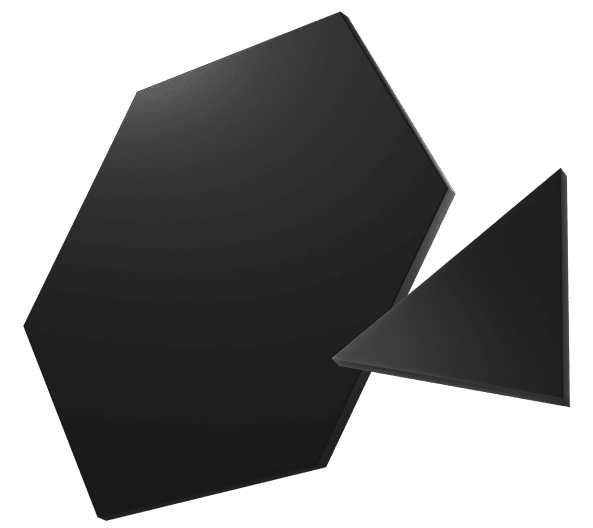 Nanoleaf Shapes Black Mini Triangles