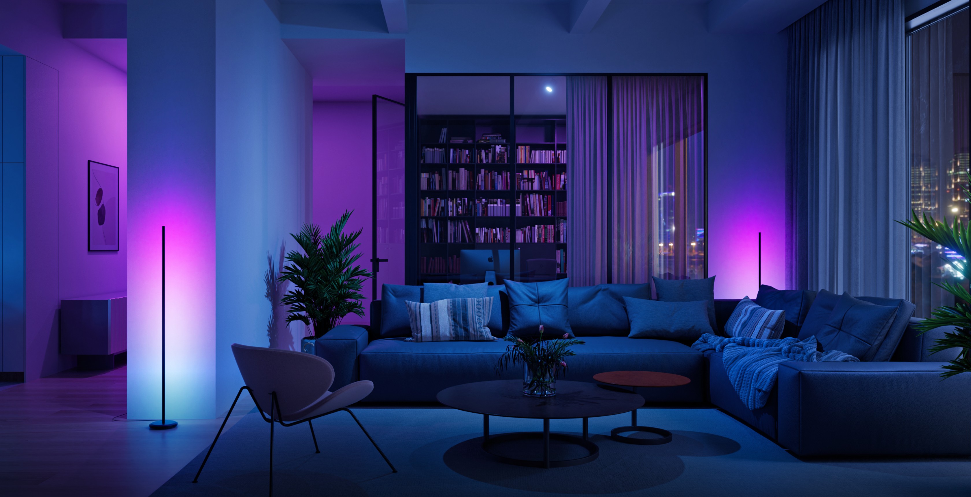 Matter Smart Multicolor Floor Lamp (Each) - N7204K02-1FL | Nanoleaf